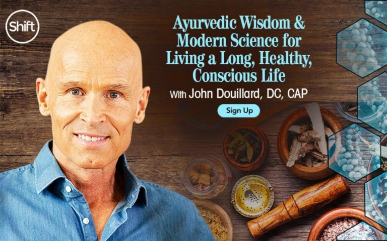 Ayurvedic Wisdom and Modern Science for Living a Long Healthy Conscious Life with John Douillard 1 768x480